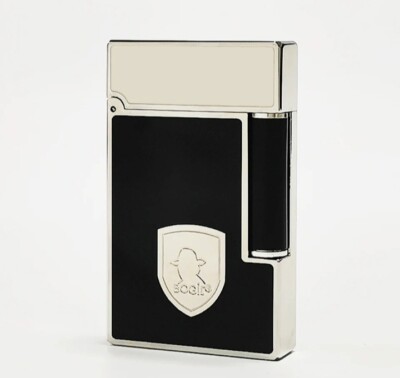 Luxury Retro  Cigarette  Bright Ping Sound  Gas Memorial DP Engraving Lighter