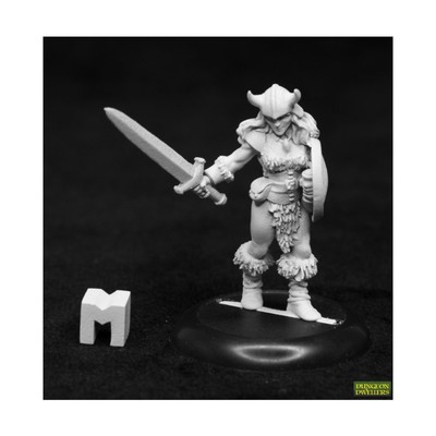 Reaper Dungeon Dwellers Jana Frostwind - Barbarian (2017 Ed) Pack New