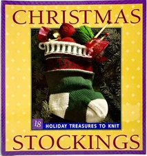 2001 Interweave Press Christmas Stockings Knitting Pattern Book 18 Designs 16258