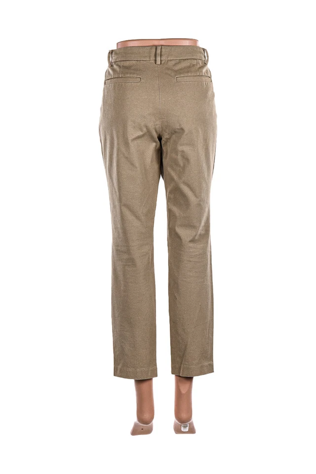 Calça feminina C. Wonder perna fina 10 algodão bronzeado - Imagem 2 de 2