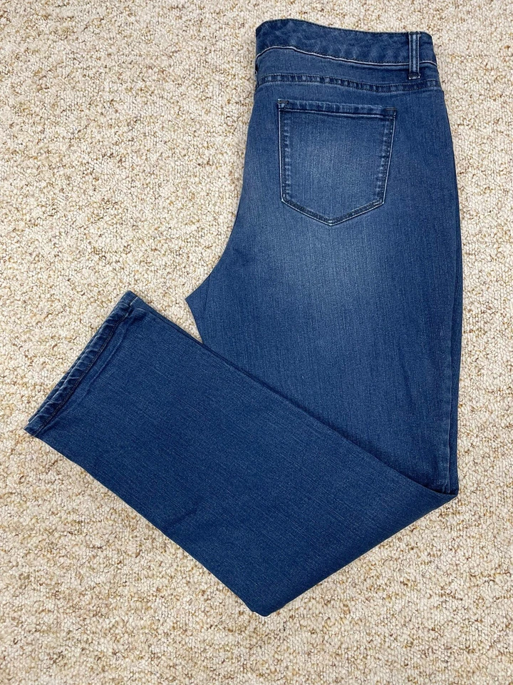 Code Bleu Jeans Women's sz 10 Chelsea Classis Straight Stretch High Rise (36x31) - Image 3 of 4