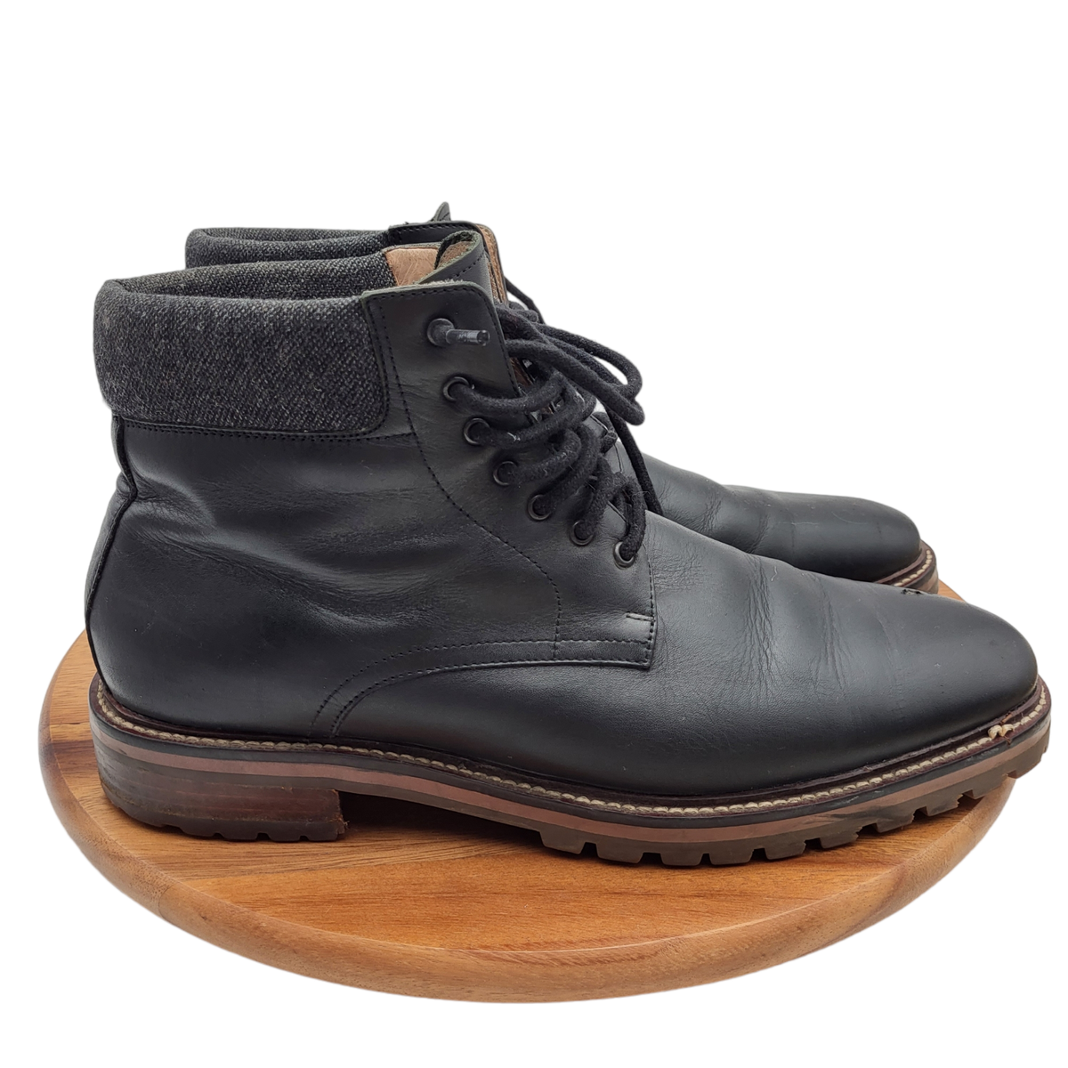 Warfield & Grand Chukka Boots Mens Size 11.5 Black Leather Allen 