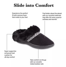 Isotoner Women s Classic Comfort Hoodback Slipper M,L,XL