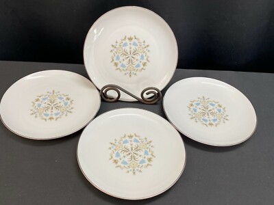 Crown Jewel ''AMERICANA'' Bavaria Germany ~ Set of 4 ~ Salad Plates ~ 7 3/4'' 