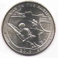 US. 2019 - D. War in the Pacific National Historical Park, GU (8-8-1978) UNC