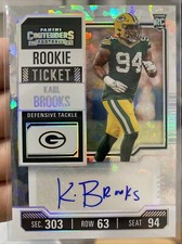 2023 Contenders Karl Brooks #247 SSP Auto Cracked Ice Rookie RC 23/23 Packers 🔥