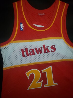 Mitchell And Ness NBA Atlanta Hawks Dominique Wilkins #21 HWC