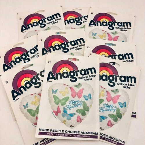 蝴蝶周年派对气球