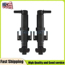 2PCS Headlight Washer Nozzle Cylinder For BMW 740i 750i  61677341541 61677341542