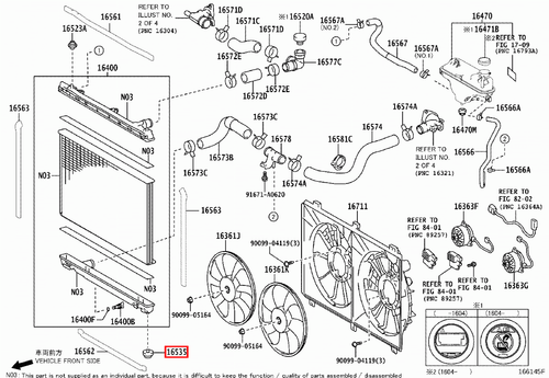 Genuine Lexus LS VXFA55 GVF55 GVF50 GSF50 LS460 USF40 Lower Radiator Support - Picture 12 of 24
