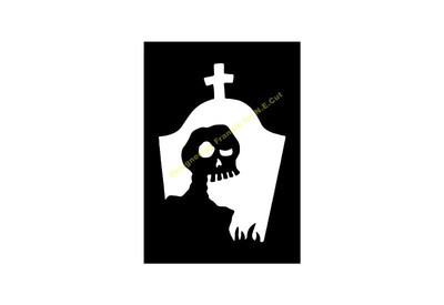 HALLOWEEN STENCIL Skull A5//A4//A3//A2//A1//A0 350 micron HALL085