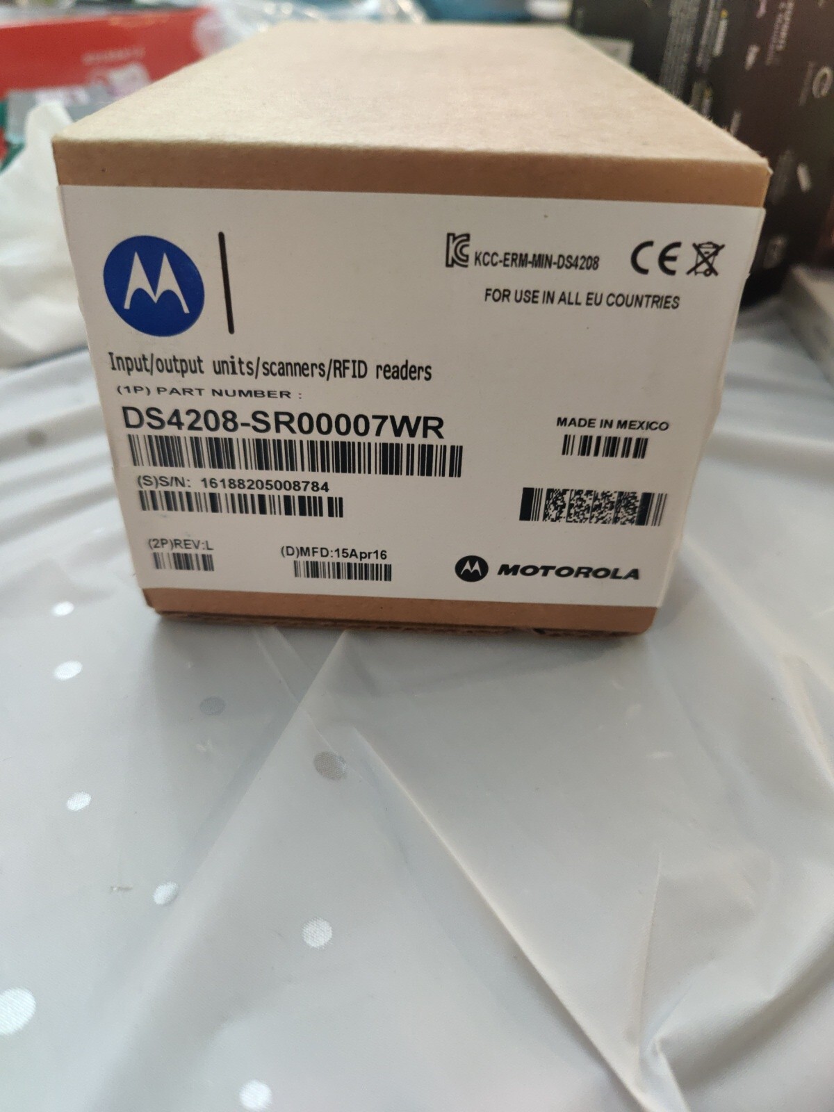 Motorola DS4208sr00007wr USB Barcode Scanner