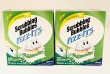 Lot Of 2 Scrubbing Bubbles Fizz-Its 10 Toilet Tablets Fresh Citrus Discontinued