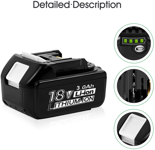 für Makita Akku BL1890 BL1860B BL1850B BL1840B LXT Makita Doppelladegerät 18V DE - Bild 3 von 21