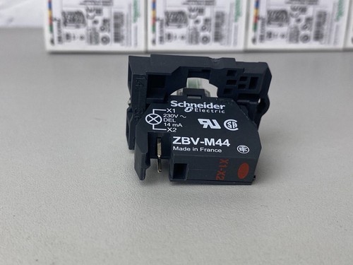 Schneider ZB5AVM44 red light block with body/fixing collar integral LED 230...24 - Picture 5 of 6
