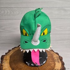 Bush Gardens Adventure Parks Dinosaur Gator Crocodile Green Hat Cap YOUTH SIZE