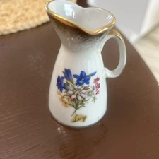 Vintage Cottier Freres Hand Painted Bud Vase