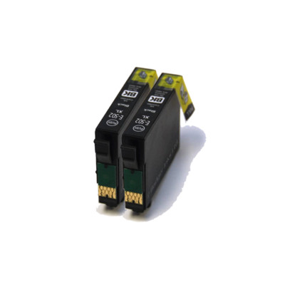 Badger Tinten x2 schwarz Tintenpatronen kompatibel mit Epson 502XL Fernglas Serie