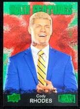 2021 UPPER DECK AEW CODY RHODES MAIN FEATURES GREEN  #D 163/199