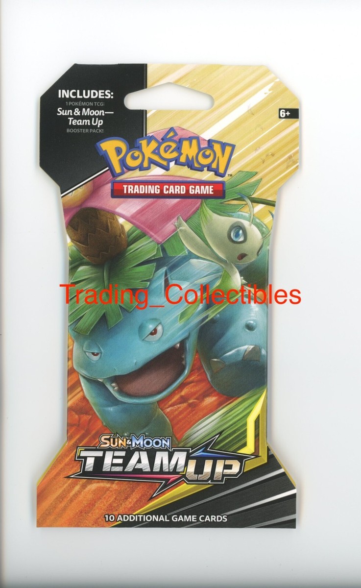 Team Up Sleeved Blister Booster Pack - Factory Sealed Pokemon | eBay
