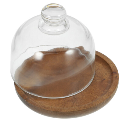 Small Dessert Plate Display Dome Cloche Cheese Cloche Dome Cloche Bell officiel Jar
