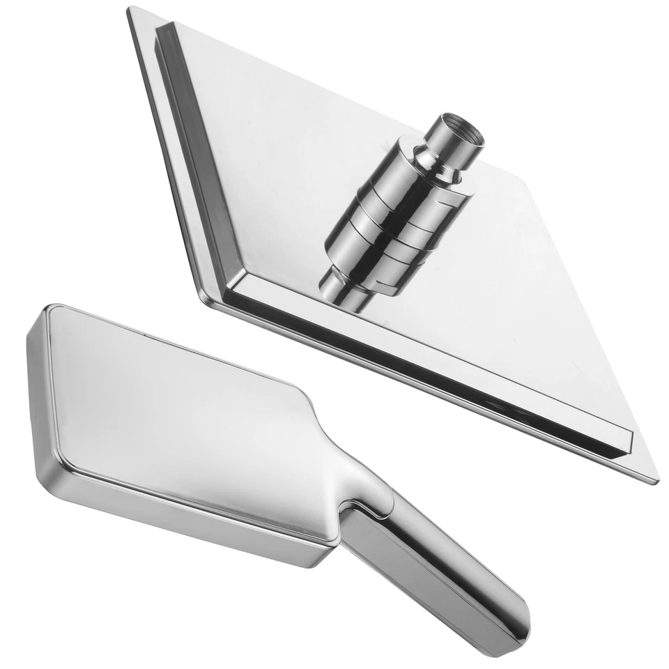 DreamSpa Luxury 9" Rainfall Shower Head Combo With Flow Control Button  - Image 2 of 4