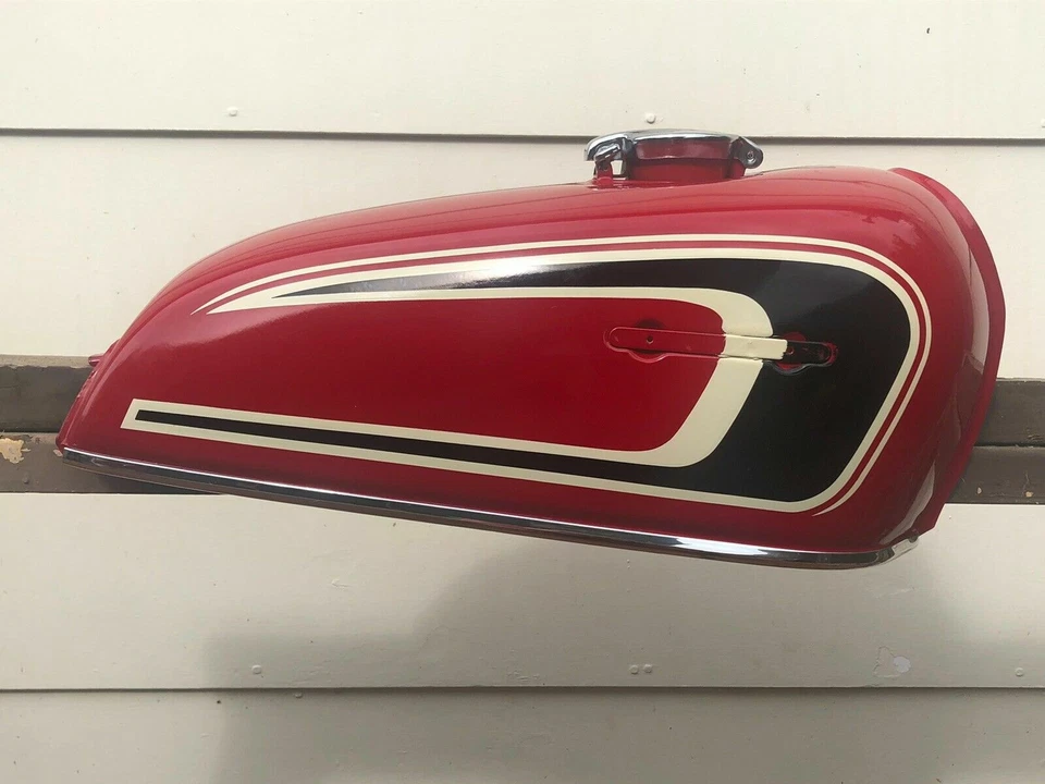 TANQUE DE COMBUSTIBLE/GAS HONDA CROMO MOLDURA/MOLDURA MOLDURA CB450 CB360 CB 360 450 CB360T Foto 4 de 4