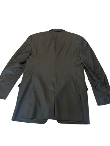 Burberry London 100% Wool Suit Blazer Men 40R Black Inner Pockets #UV2-3 - Picture 8 of 9