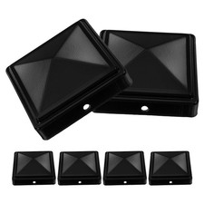 6 Pcs Post Topper Caps Replacement Warning Cover Fence Decorative