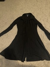 Polo Ralph Lauren Girls XL 16 Black Oxford Button Down Dress Classic Long Preppy