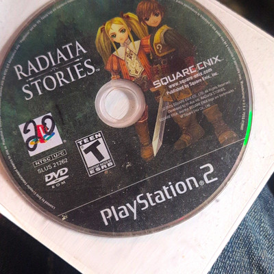 Square Enix Radiata Stories PS2 DVD-ROM Disc Only T NTSC-U/C Role Playing