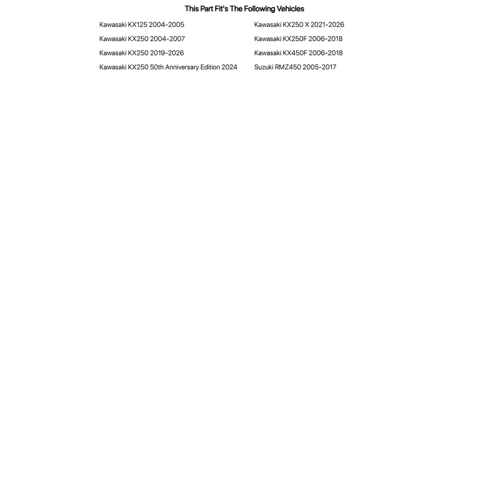 Línea de freno trenzada de acero para motocicleta Tusk para Suzuki RMZ450 2008-2017 Foto 3 de 3