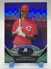 Yorman Rodriguez 2011 Bowman Platinum - Prospects Purple Refractor #BPP39 (RC)
