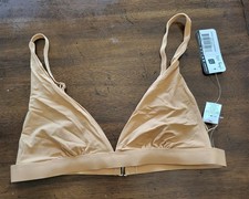 NWOT Volcom M V-Neck Triangle Nude Bikini Swim Top 121862