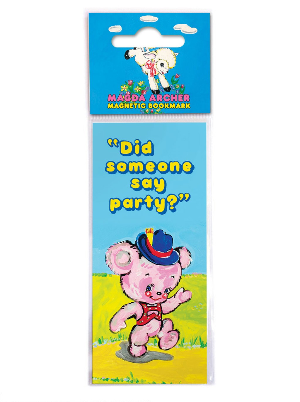 Funny Magnetic Bookmark Novelty Gift Magda Archer Witty Cute Kitsch Retro Humour