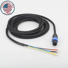 HiFi Audio Subwoofer Cable Speakon to 3 Spade Speaker Cable for REL/MJ Acoustics