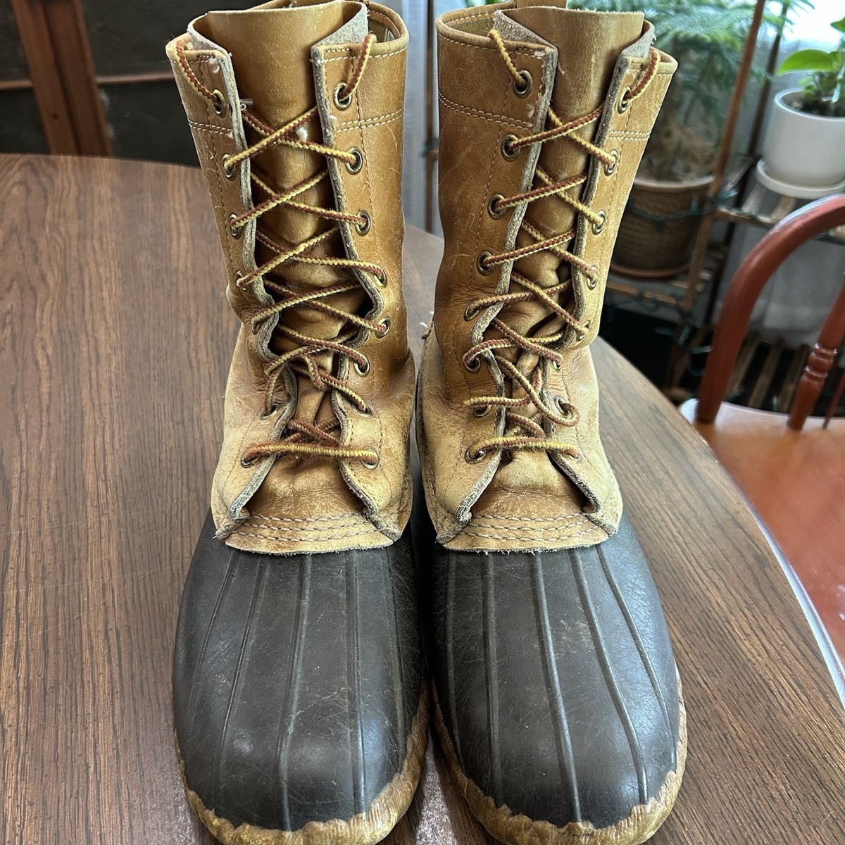 Vintage L.L. Bean Maine Hunting Shoe Duck Boots Made In USA  display picture 2