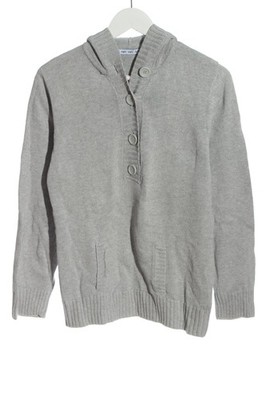 EIGHT EIGHT EIGHT Kapuzenpullover Damen Pullover Gr. DE 42 hellgrau Casual-Look