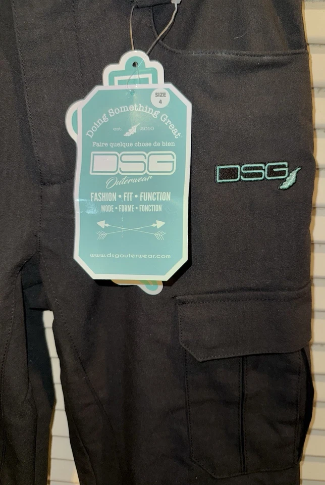 Women Field Hunting Pants Size 4 DSG Outerwear Black Small Realtree Excape $100 - Image 2 of 4