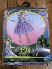 New Wicked Movie Deluxe Glinda Costume Adult M Cosplay Disguise Musical