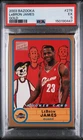 2003-04 Topps Bazooka Lebron James Rookie Card #276 Cavs RC Gold Graded PSA 5 EX