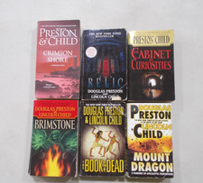 6 DOUGLAS PRESTON LINCOLN CHILDC PB DRAGON BRIMSTONE BOOK DEAD CURIOSITIES RELIC