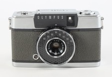 Olympus PEN EE 35mm Film Camera, Chrome with 28mm f/3.5 D. Zuiko Lens