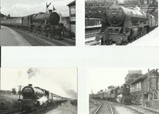150 x B.R.era steam locomotive photographs