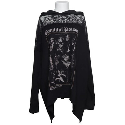 Killstar, Kapuzenpullover, Größe: 4XL, Schwarz #3zk