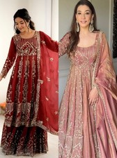 READYMADE LEHENGA CHOLI LEHENGA INDIAN WOMEN WEDDING BRIDAL PARTY WEAR PAKISTANI