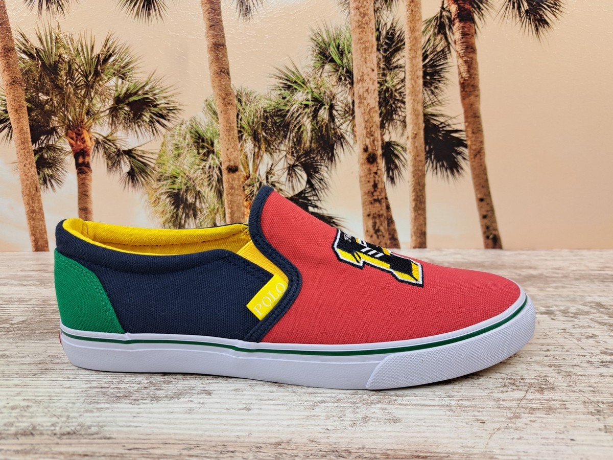 Polo Ralph Lauren Landyn Slip-On Logo P Canvas Casual Shoes  display picture 3