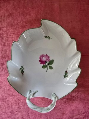 Augarten Wiener Rose 1 Schale Blattform  ca. 18 x 16 cm 1. Wahl Top !