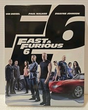 Fast Furious 6 - F6 Extended Edition Steelbook Blu-ray DVD, 2 Disc Set