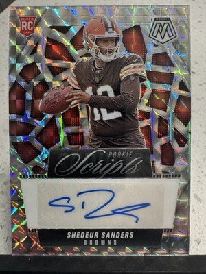 2025 Panini Mosaic - Rookie Scripts Shedeur Sanders #RS-SSS (AU